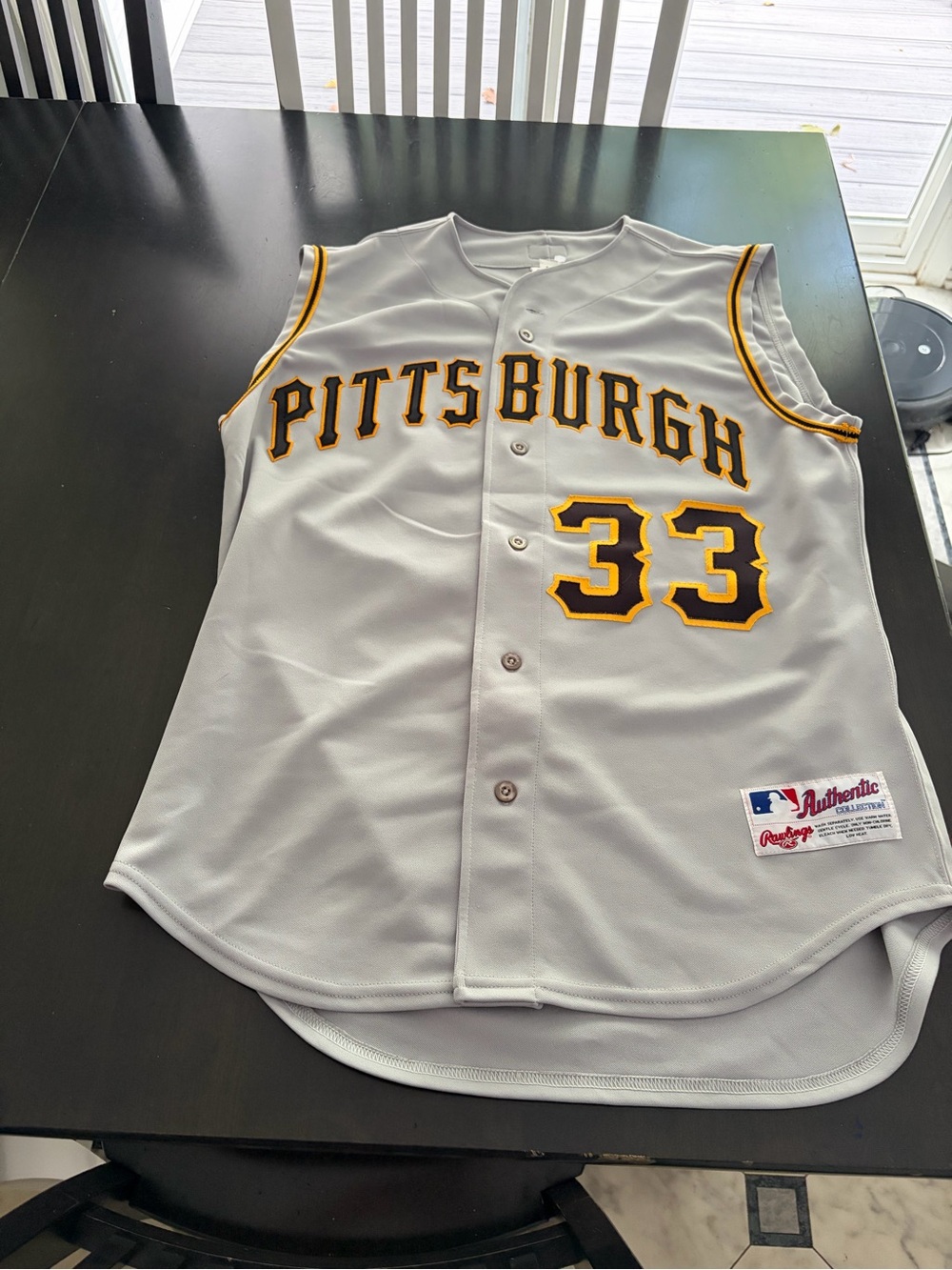 Vintage Rawlings Authentic Pittsburgh Pirates Honus Wagner MLB Jersey Size 44